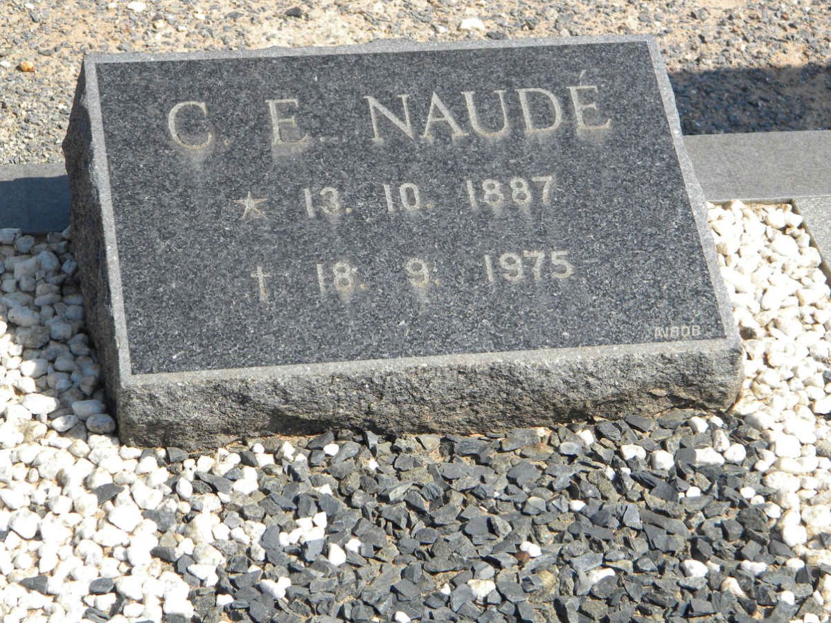 NAUDÉ C.E. 1887-1975