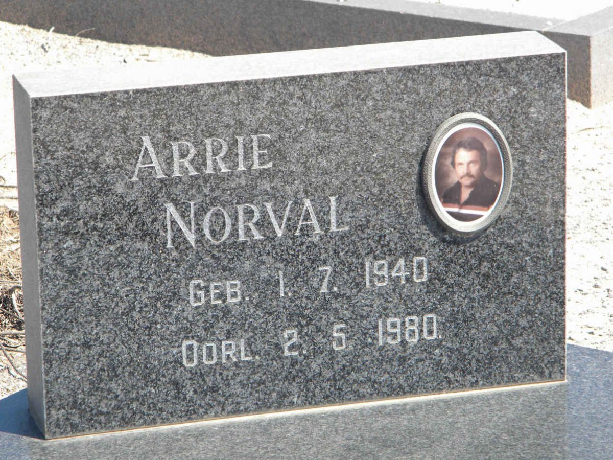 NORVAL Arnoldus Petrus 1940-1980