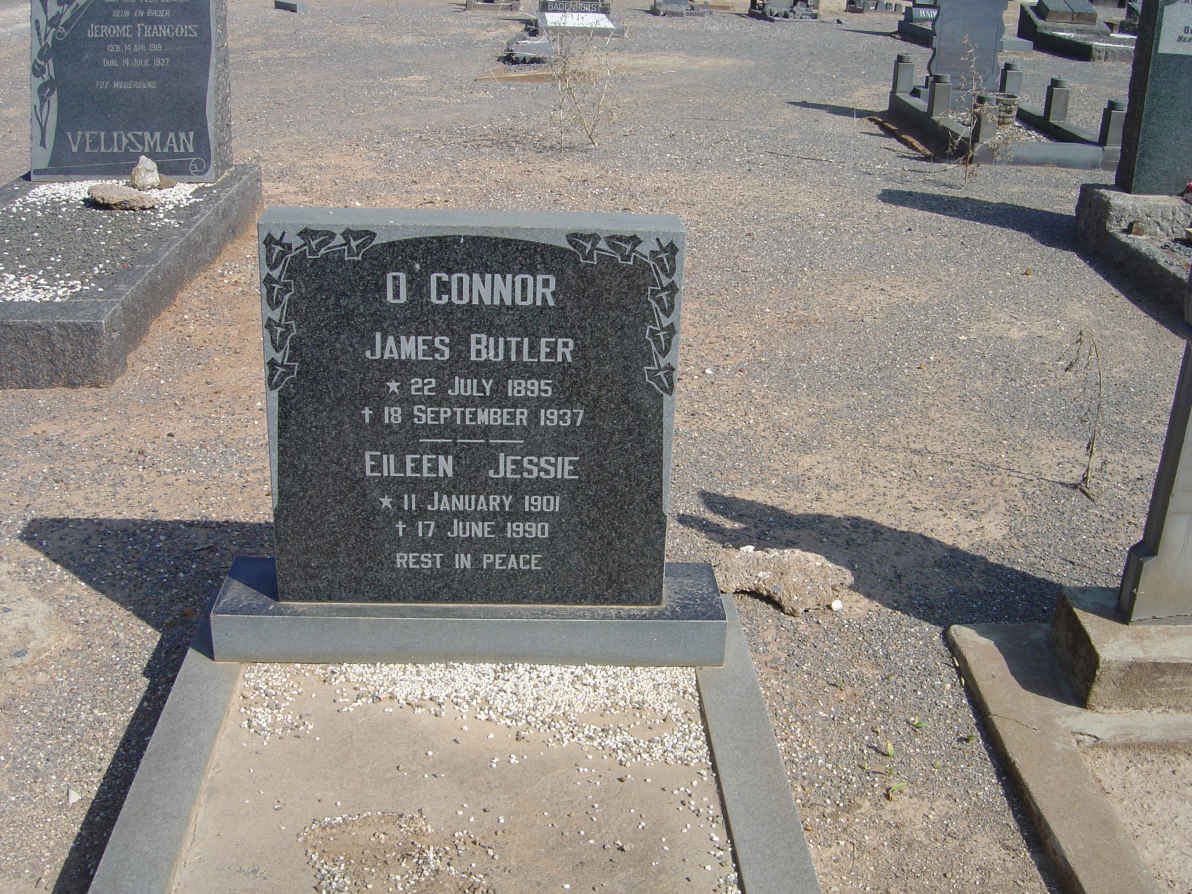 O'CONNOR James Butler 1895-1937 &amp; Eileen Jessie 1901-1990