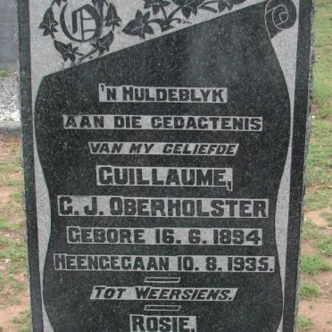 OBERHOLSTER Guillaume G.J. 1894-1935