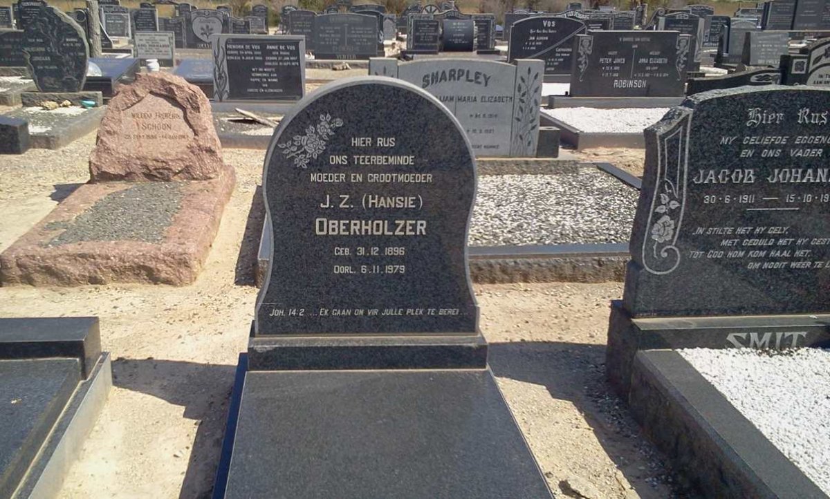 OBERHOLZER J.Z. 1896-1979