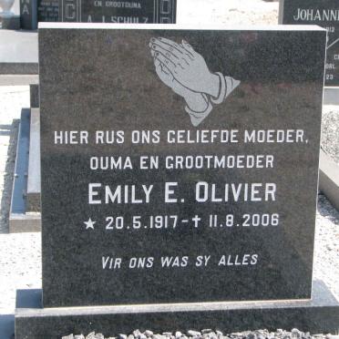 OLIVIER Emily E. 1917-2006