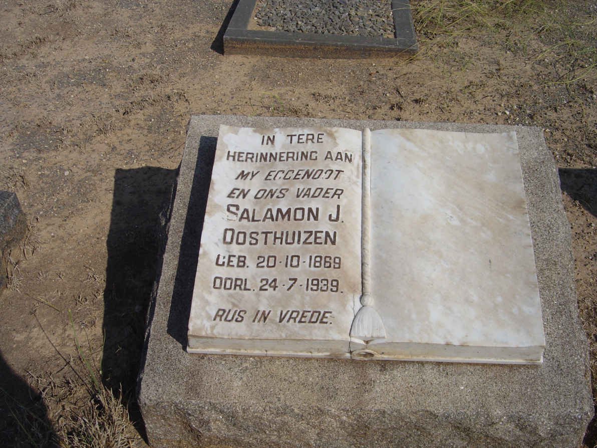 OOSTHUIZEN Salamon J. 1869-1939