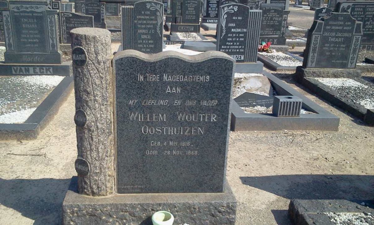OOSTHUIZEN Willem Wouter 1916-1959