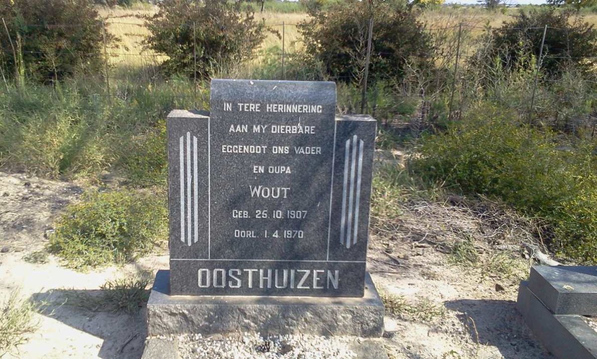OOSTHUIZEN Wout 1907-1970