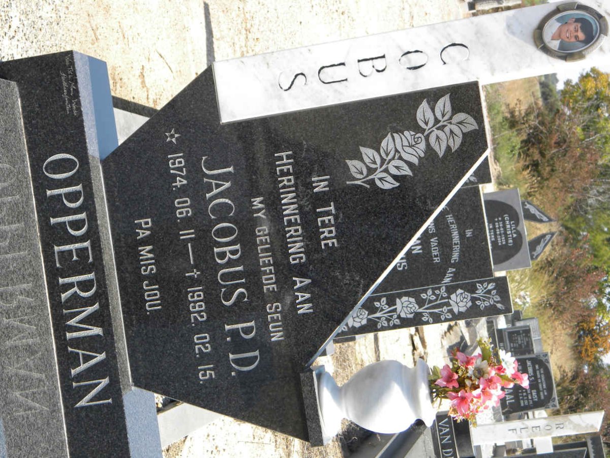 OPPERMAN Jacobus P.D. 1974-1992