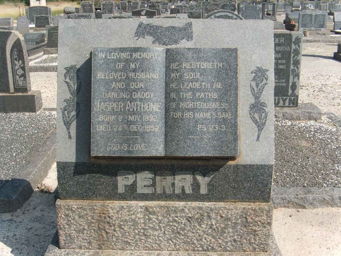 PERRY Jasper Anthonie 1892-1952