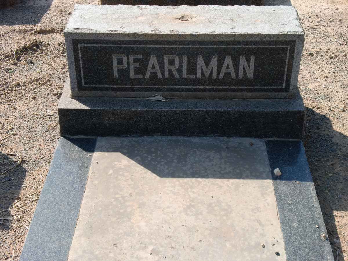 PEARLMAN William Gershon -1954