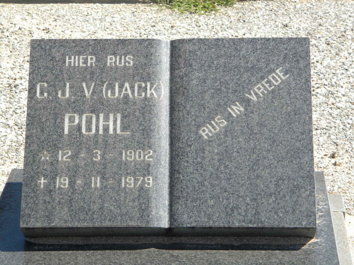 POHL G.J.V. 1902-1979