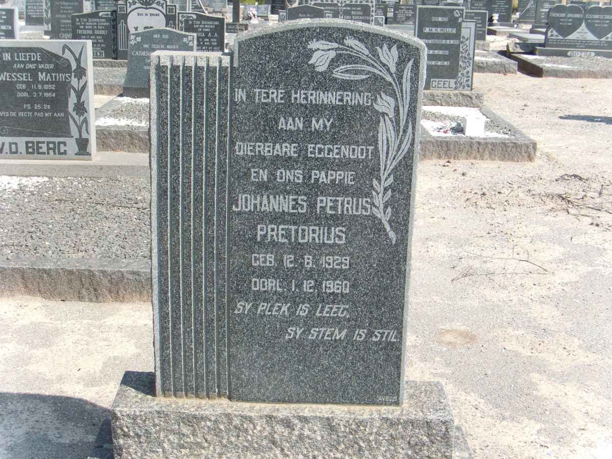 PRETORIUS Johannes Petrus 1929-1960