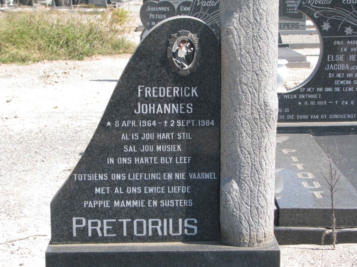 PRETORIUS Frederick Johannes 1964-1984