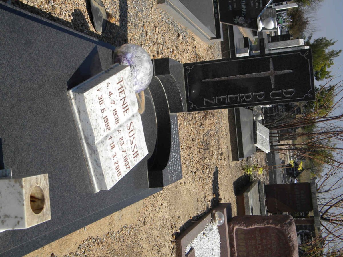 PREEZ Tienie, du 1939-1992 &amp; Sussie 1937-2010