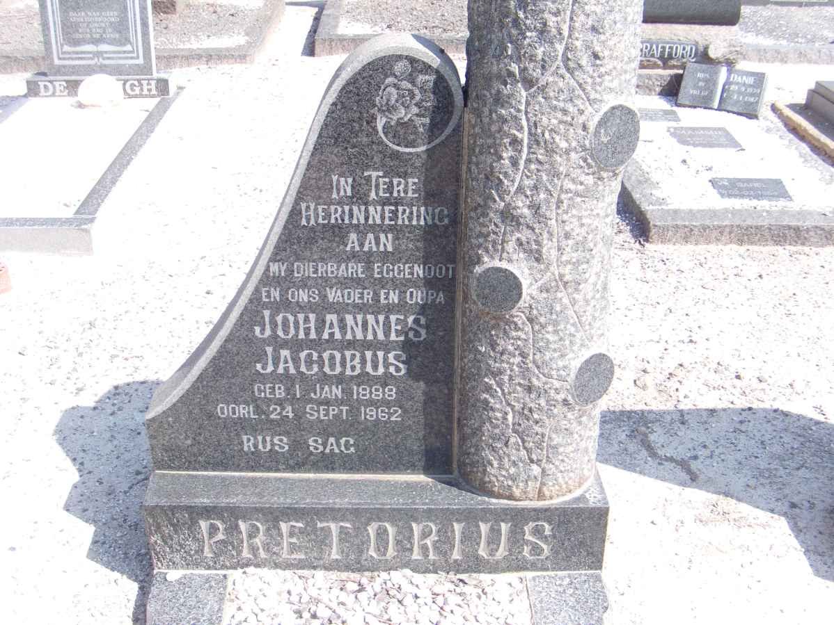 PRETORIUS Johannes Jacobus 1888-1962