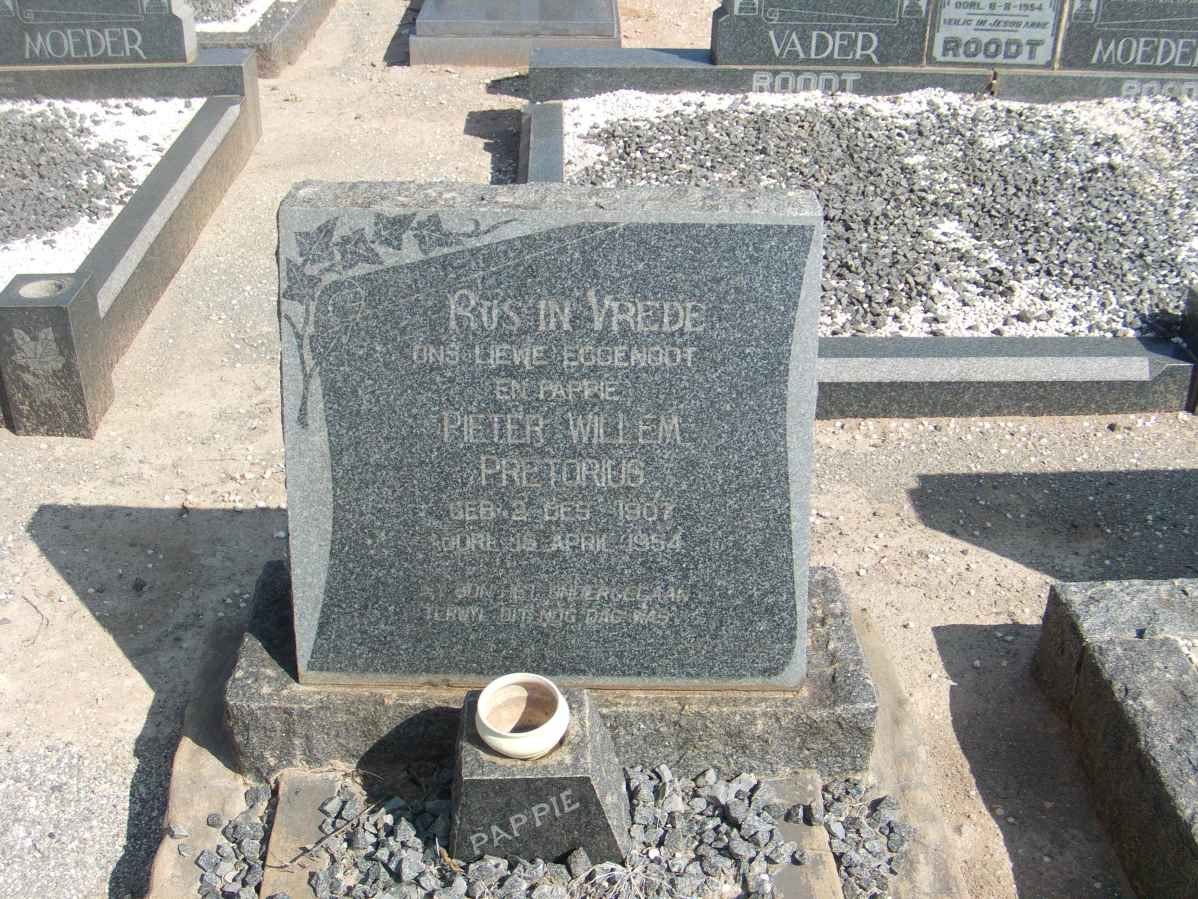 PRETORIUS Pieter Willem 1907-1954