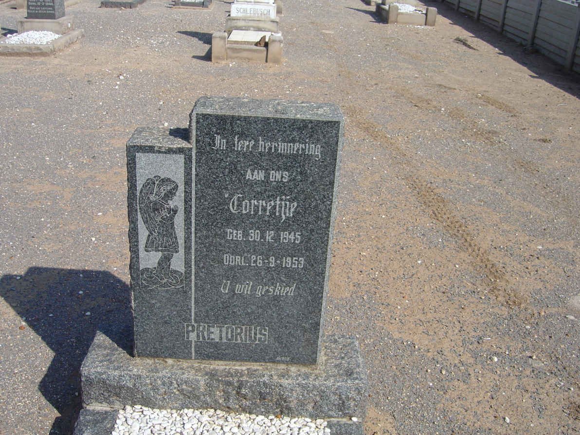 PRETORIUS Corretjie 1945-1953