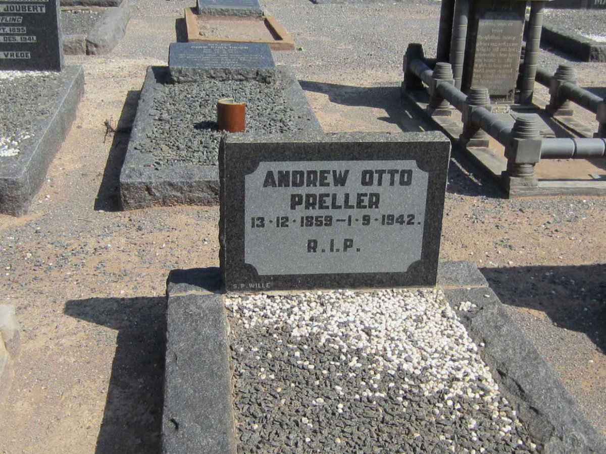 PRELLER Andrew Otto 1859-1942