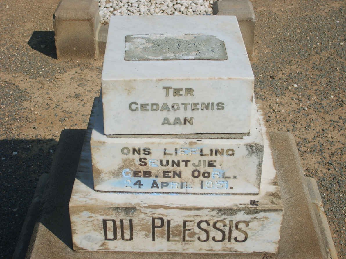 PLESSIS Baby Boy, du 1951-1951