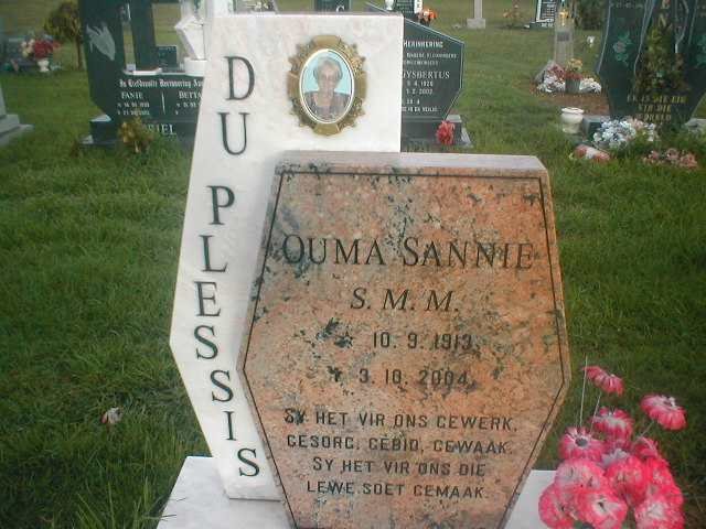 PLESSIS S.M.M., du 1913-2004