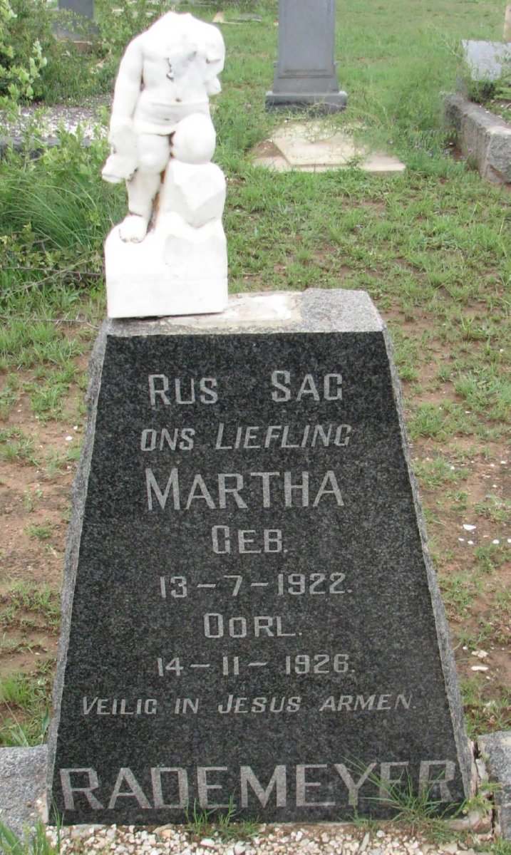 RADEMEYER Martha 1922-1926