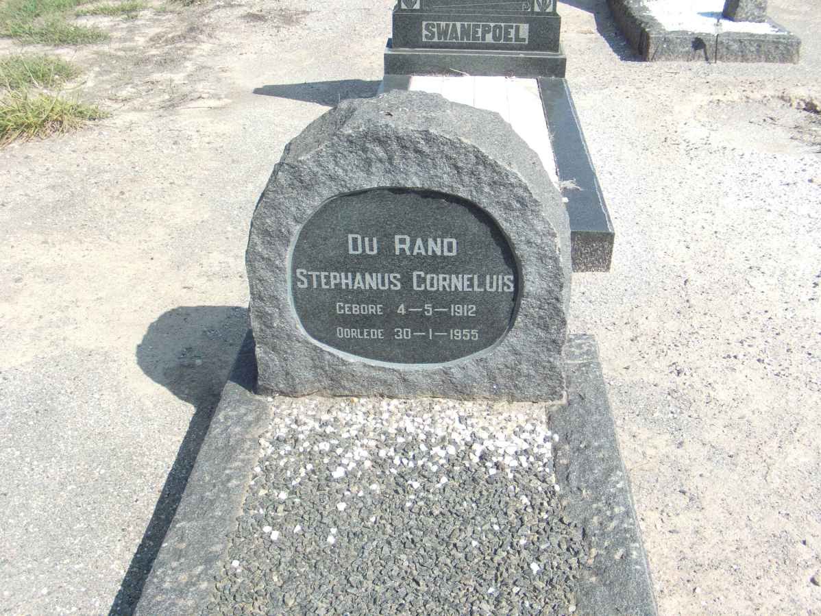 RAND Stephanus Cornelius, du 1912-1955