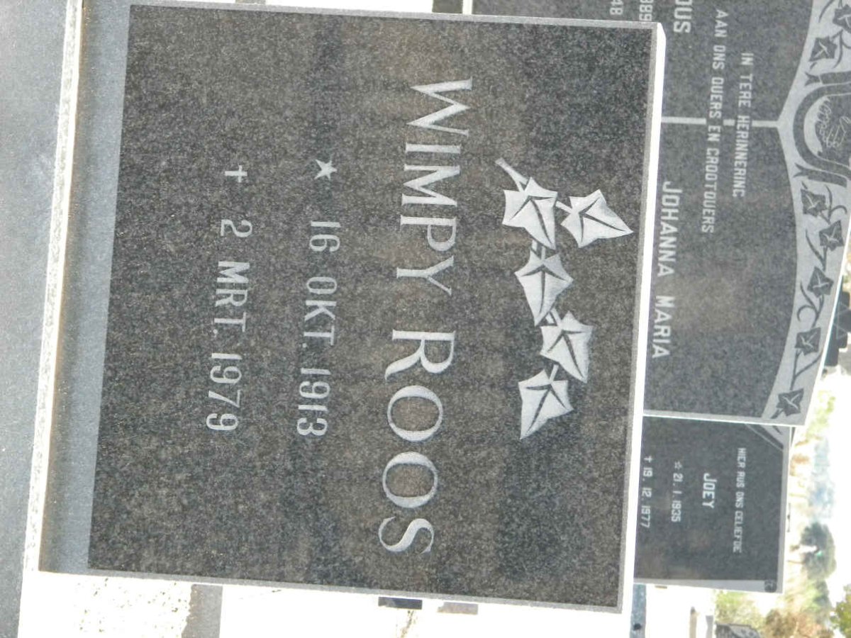 ROOS Wimpy 1913-1979