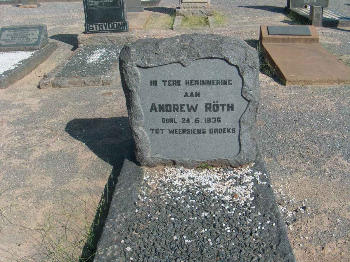 ROTH Andrew -1936