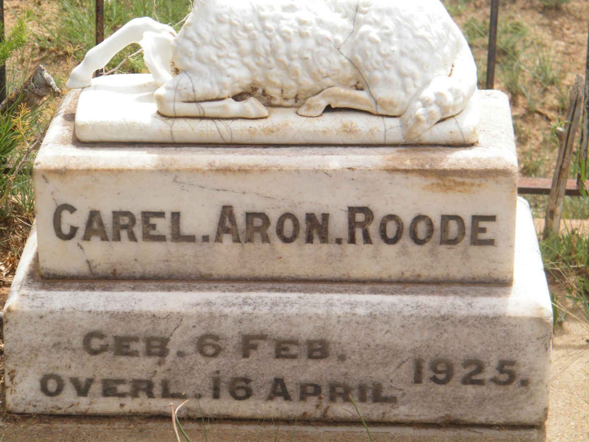 ROODE Carel Aron 1925-1925