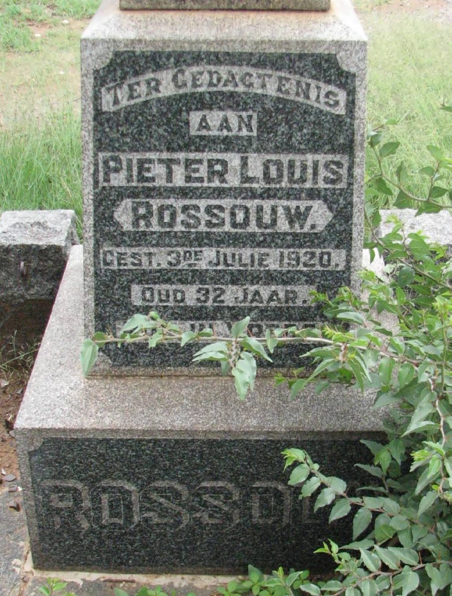 ROSSOUW Pieter Louis -1920