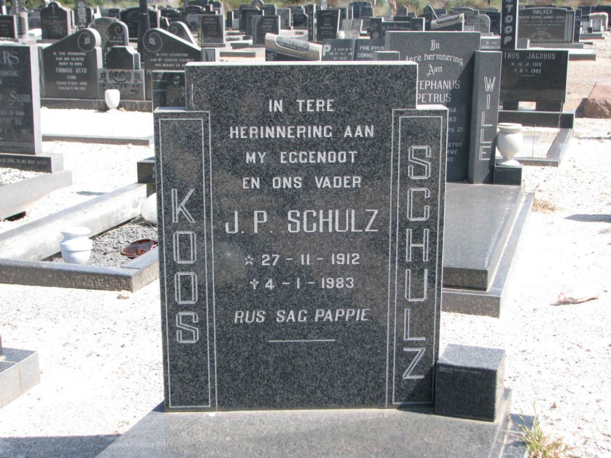 SCHULZ J.P. 1912-1983