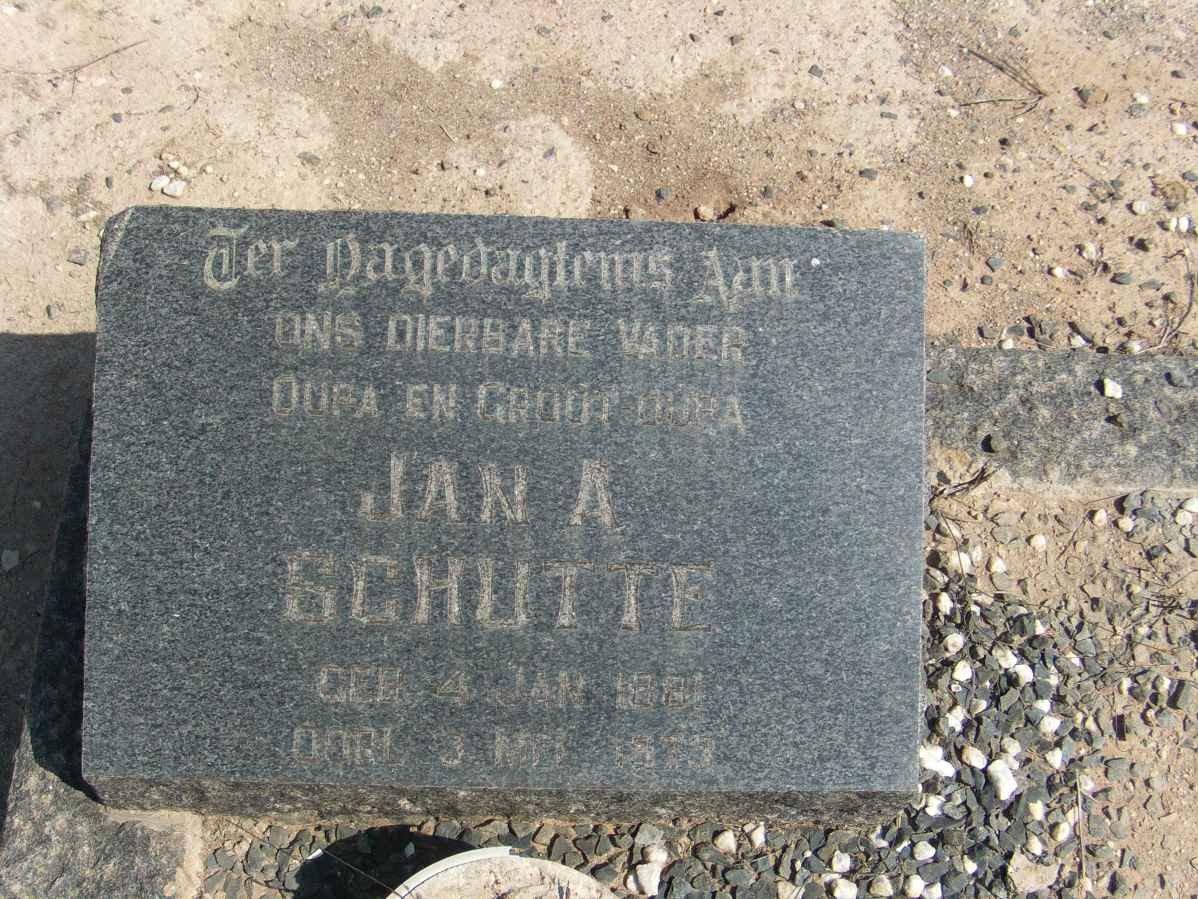 SCHUTTE Jan A.