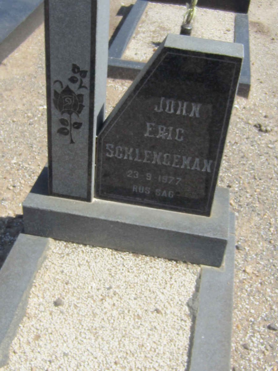 SCHLENGEMAN John Eric -1977