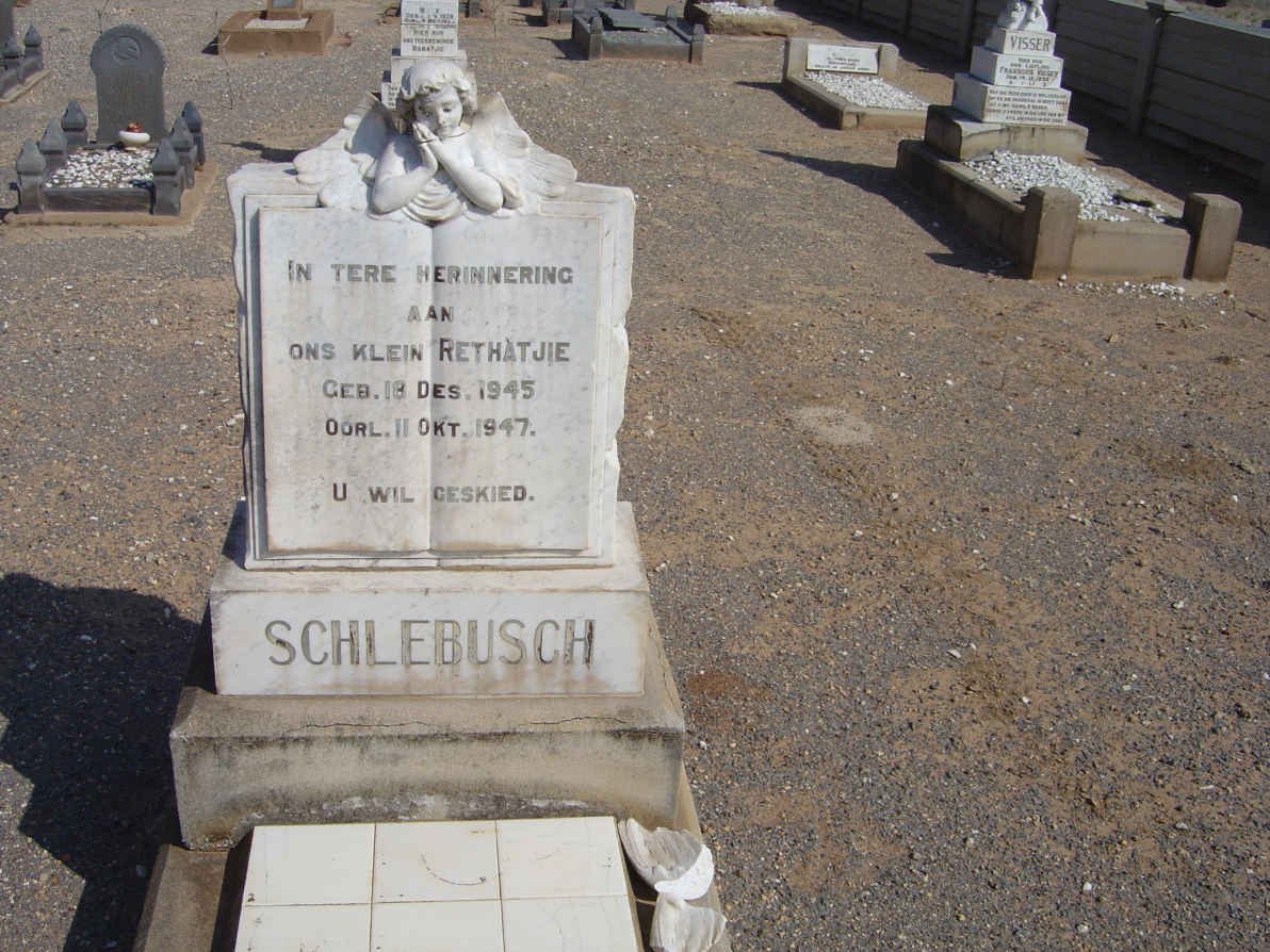 SCHLEBUSCH Rethatjie 1945-1947