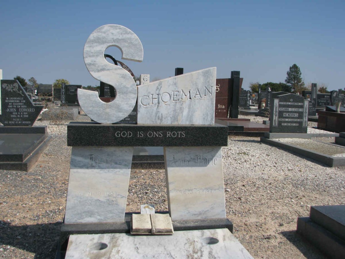 SCHOEMAN Ernst 1958-19?? &amp; Anna Marie 1960-