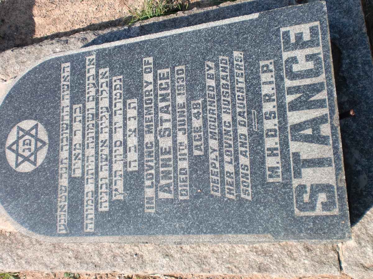 STANGE Anne -1930