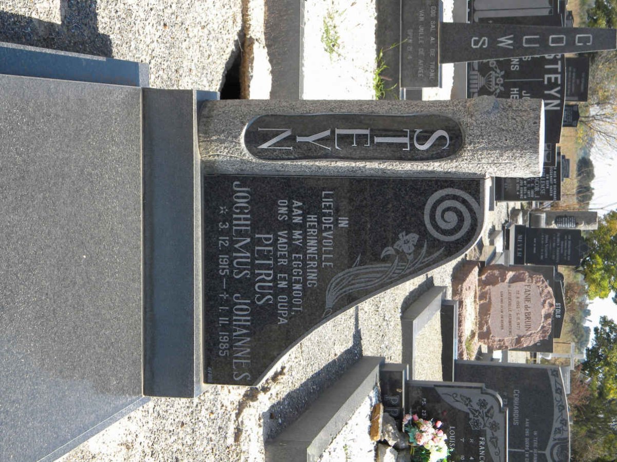 STEYN Petrus Jochemus Johannes 1915-1985
