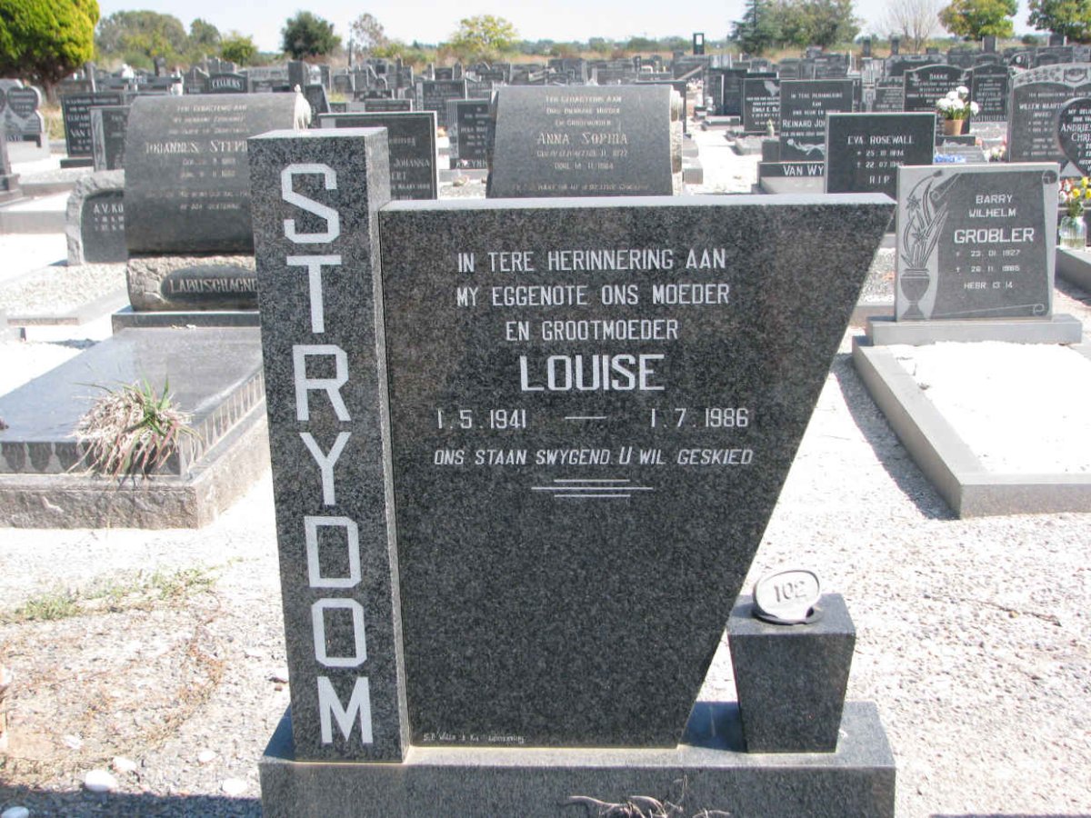 STRYDOM Louise 1941-1986