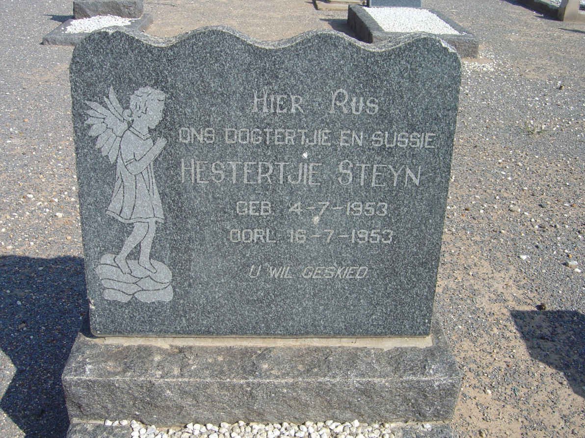 STEYN Hestertjie 1953-1953