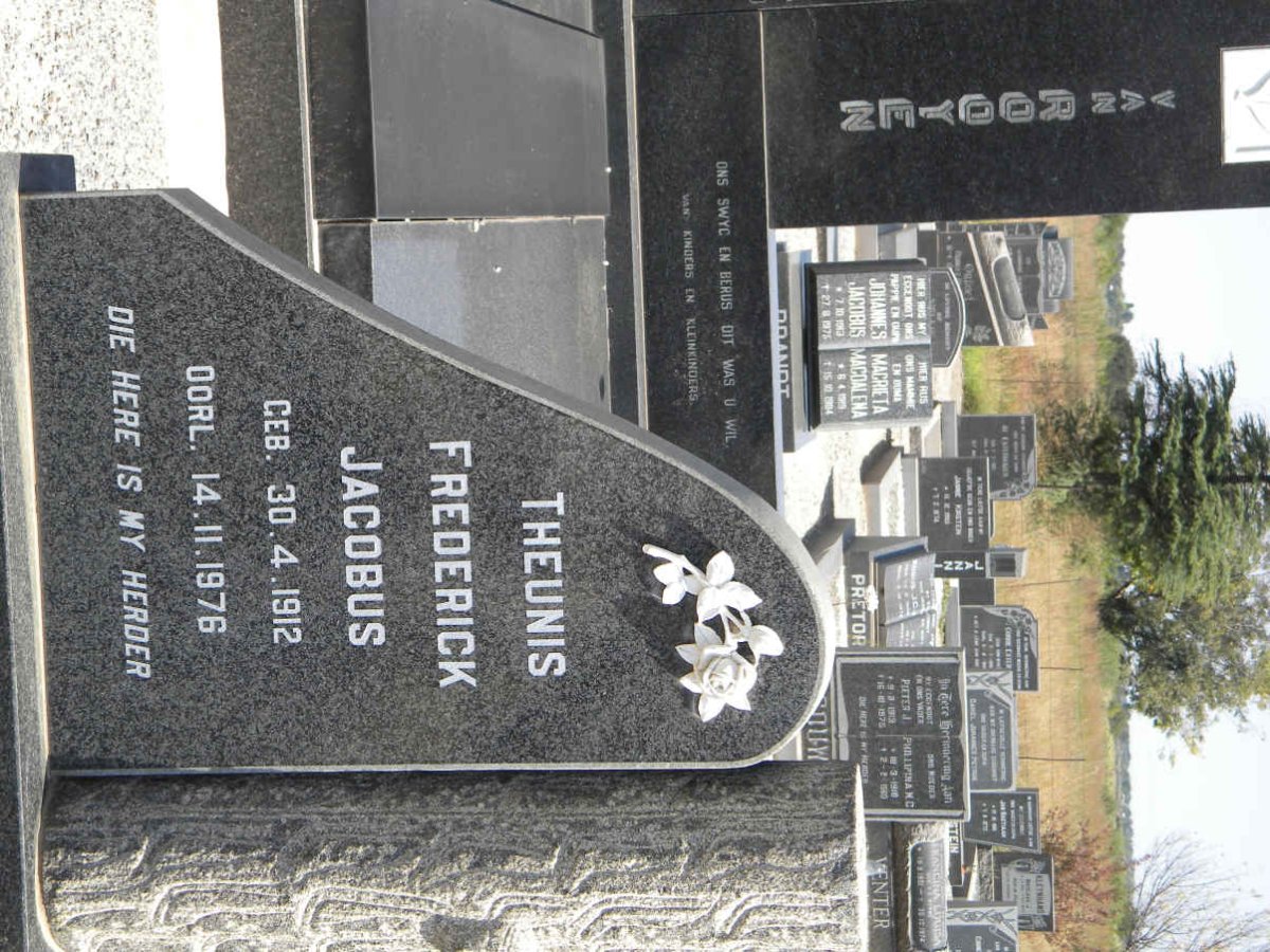 STEYN Theunis Frederick Jacobus 1912-1976