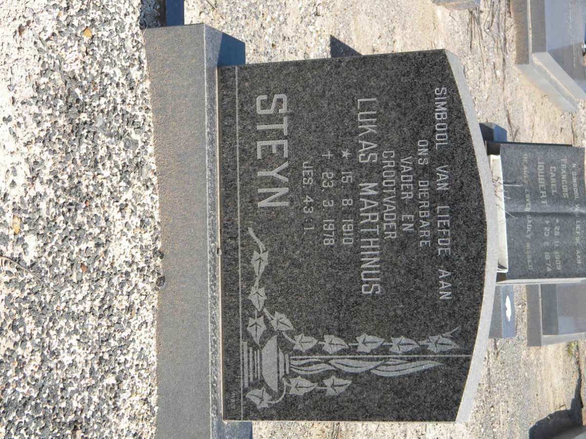 STEYN Lukas Marthinus 1910-1978
