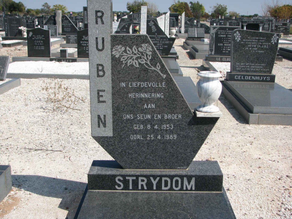 STRYDOM Ruben 1953-1989