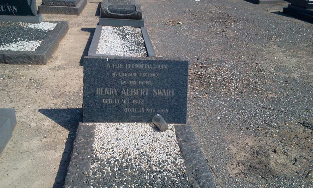 SWART Henry Albert 1892-1968