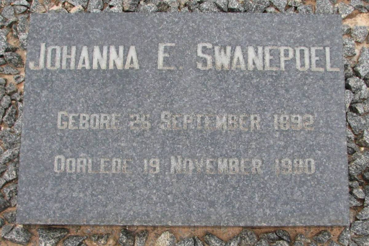 SWANEPOEL Johanna E. 1892-19?0