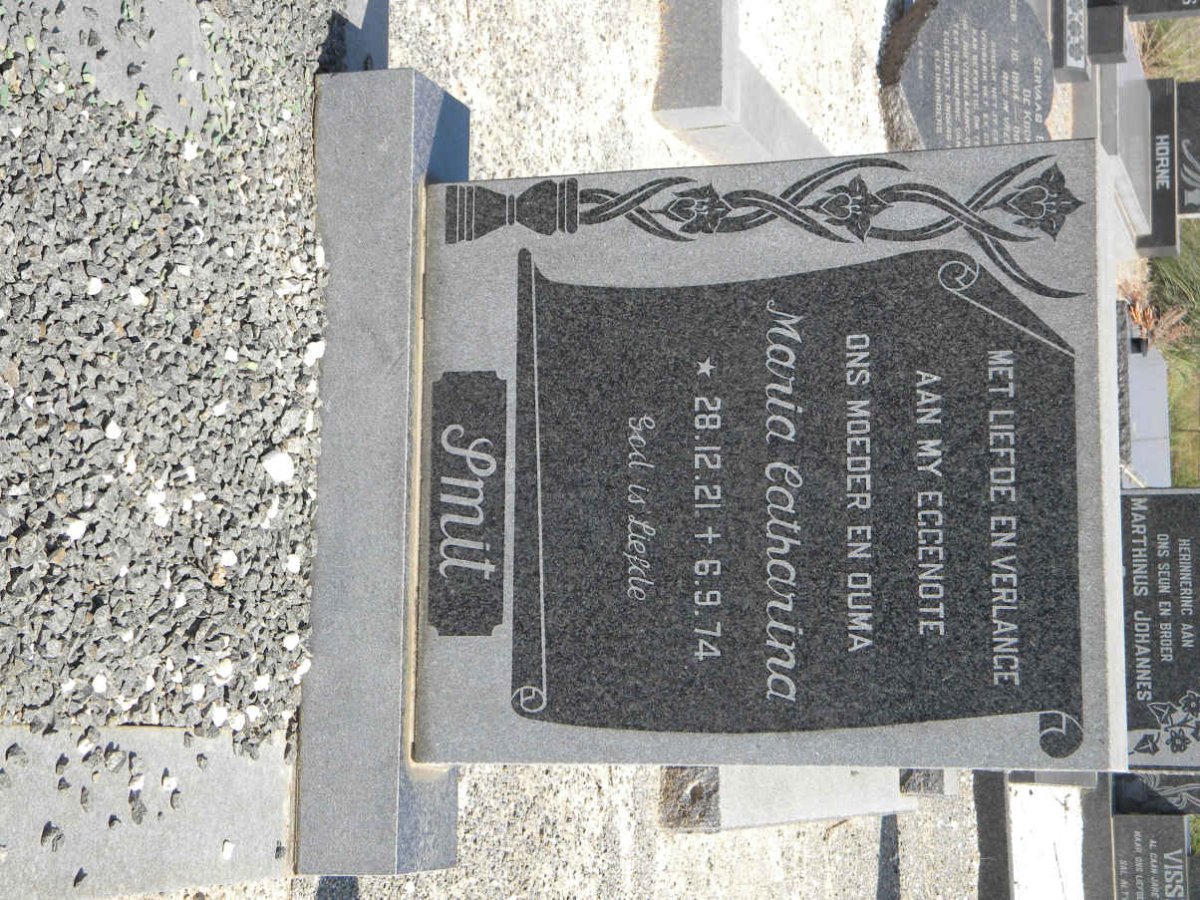 SMIT Maria Catharina 1921-1974