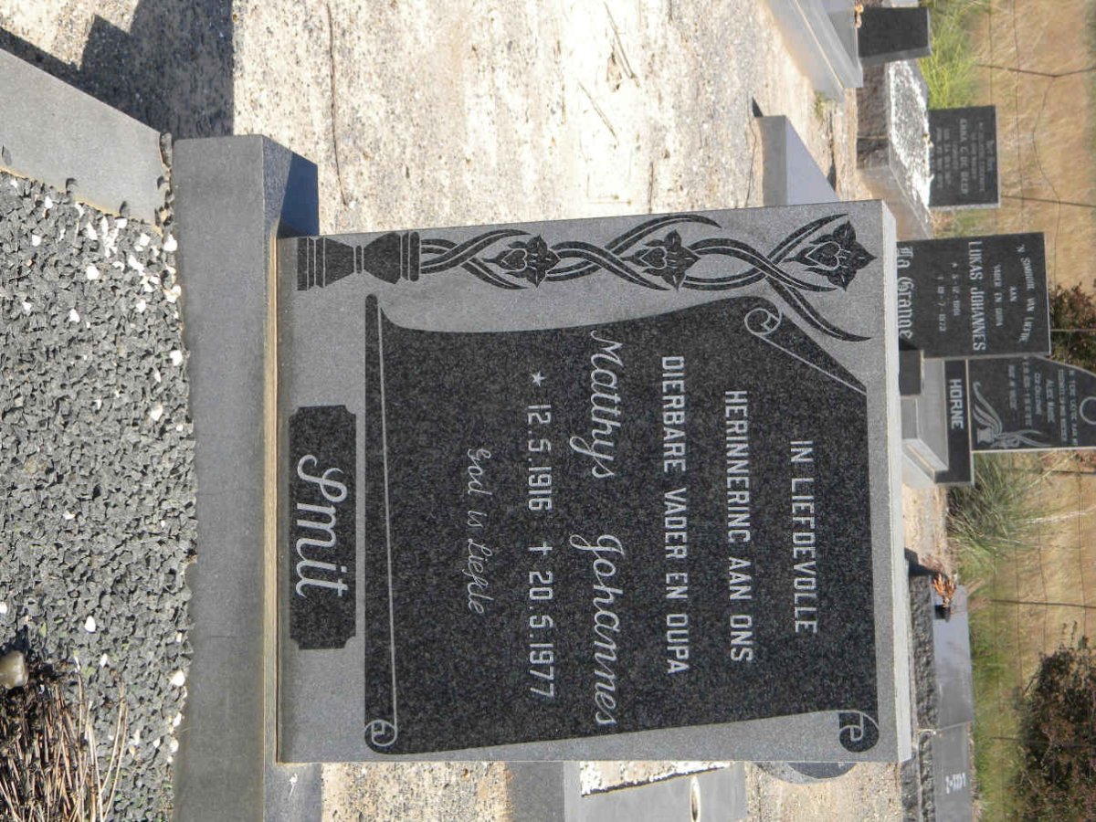 SMIT Matthys Johannes 1916-1977