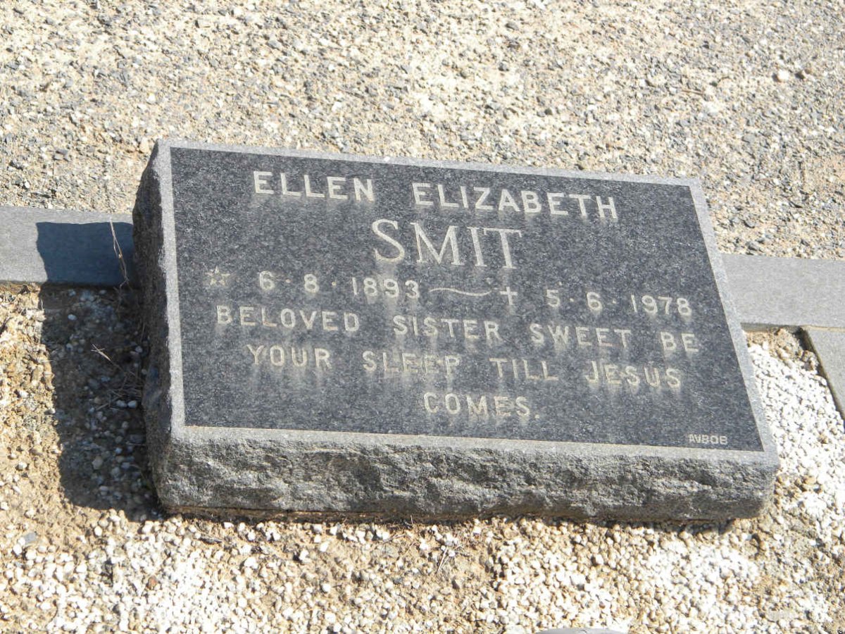 SMIT Ellen Elizabeth 1893-1978