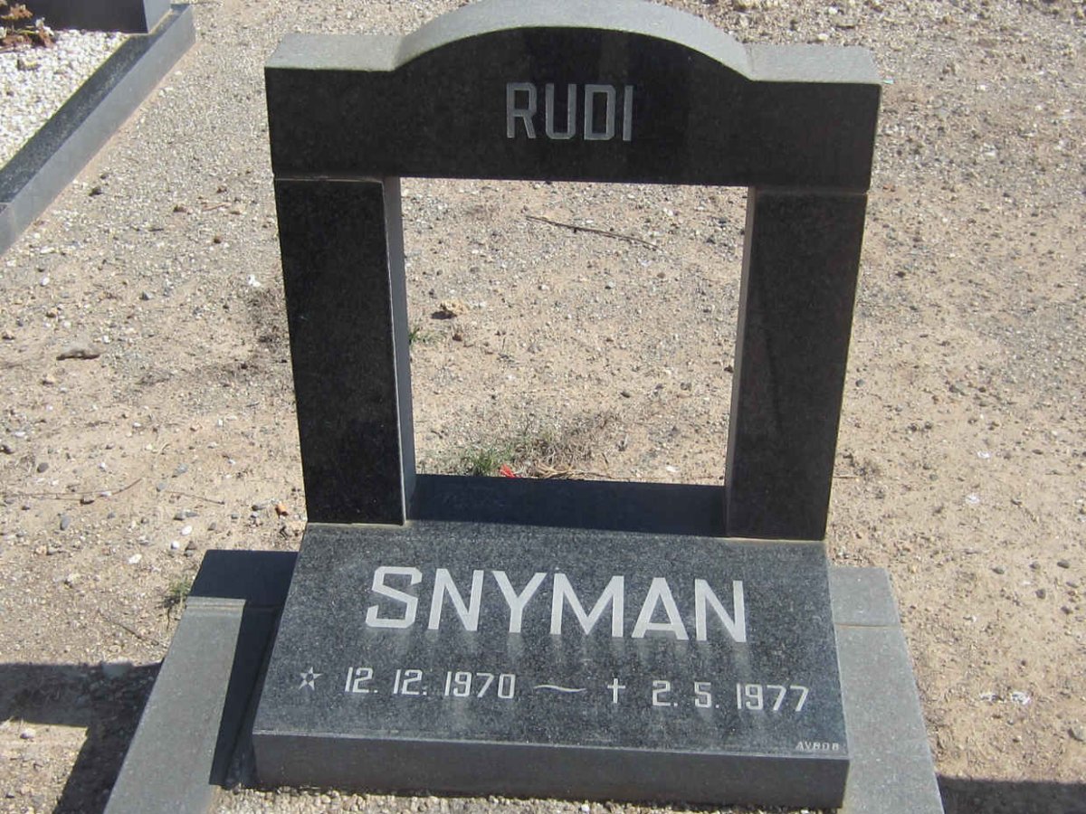 SNYMAN Rudi 1970-1977
