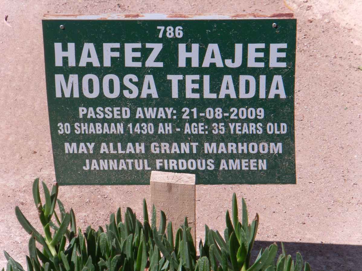 TELADIA Hafez Hajee Moosa -2009