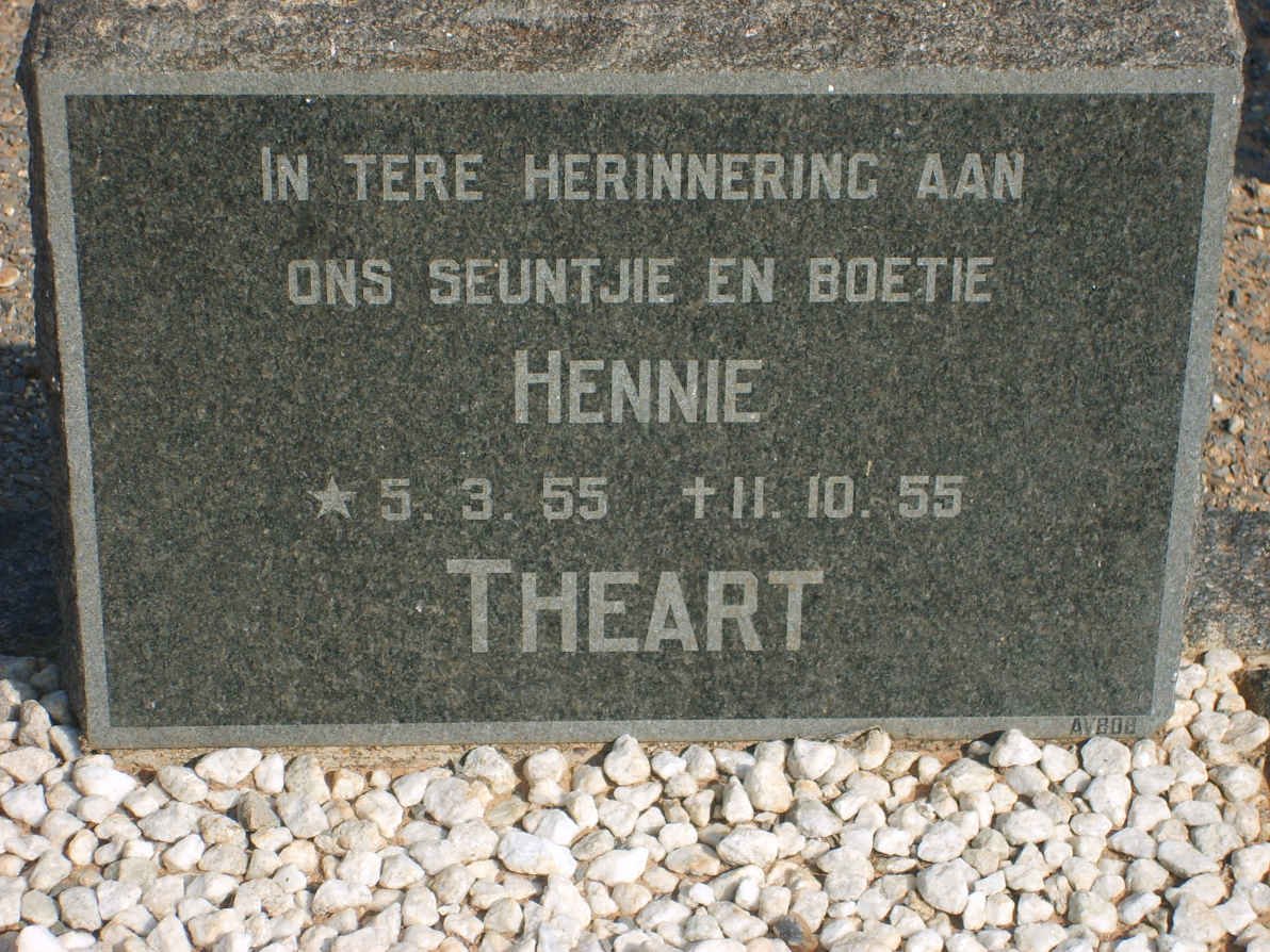 THEART Hennie 1955-1955