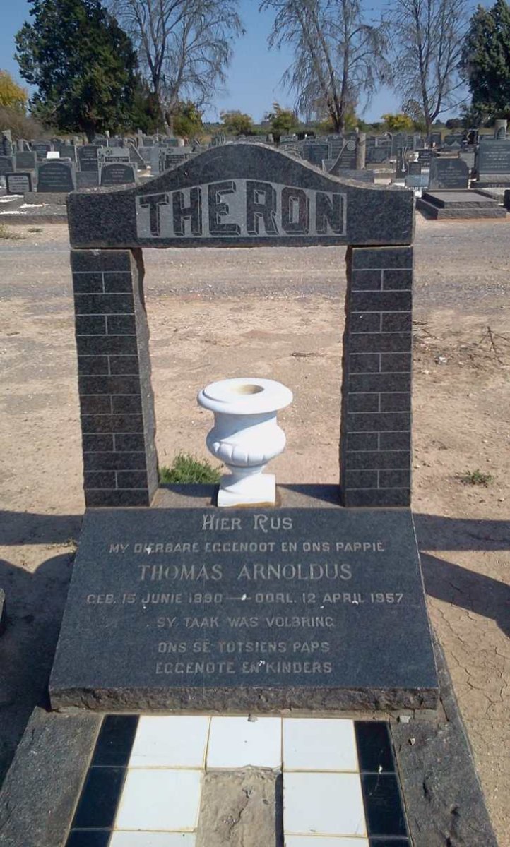 THERON Thomas Arnoldus 1890-1957
