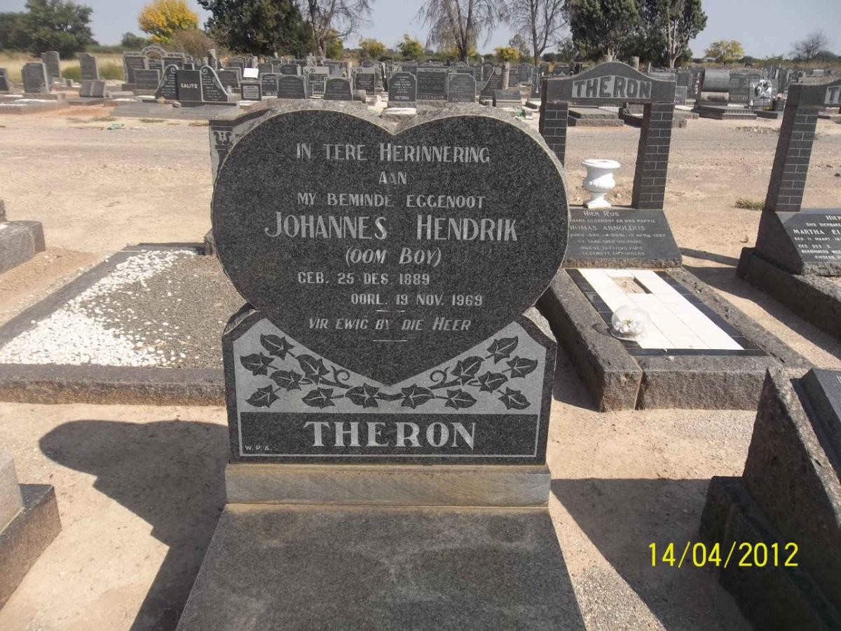 THERON Johannes Hendrik 1889-1969
